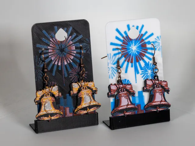 Liberty Bell - Independence Day Earrings