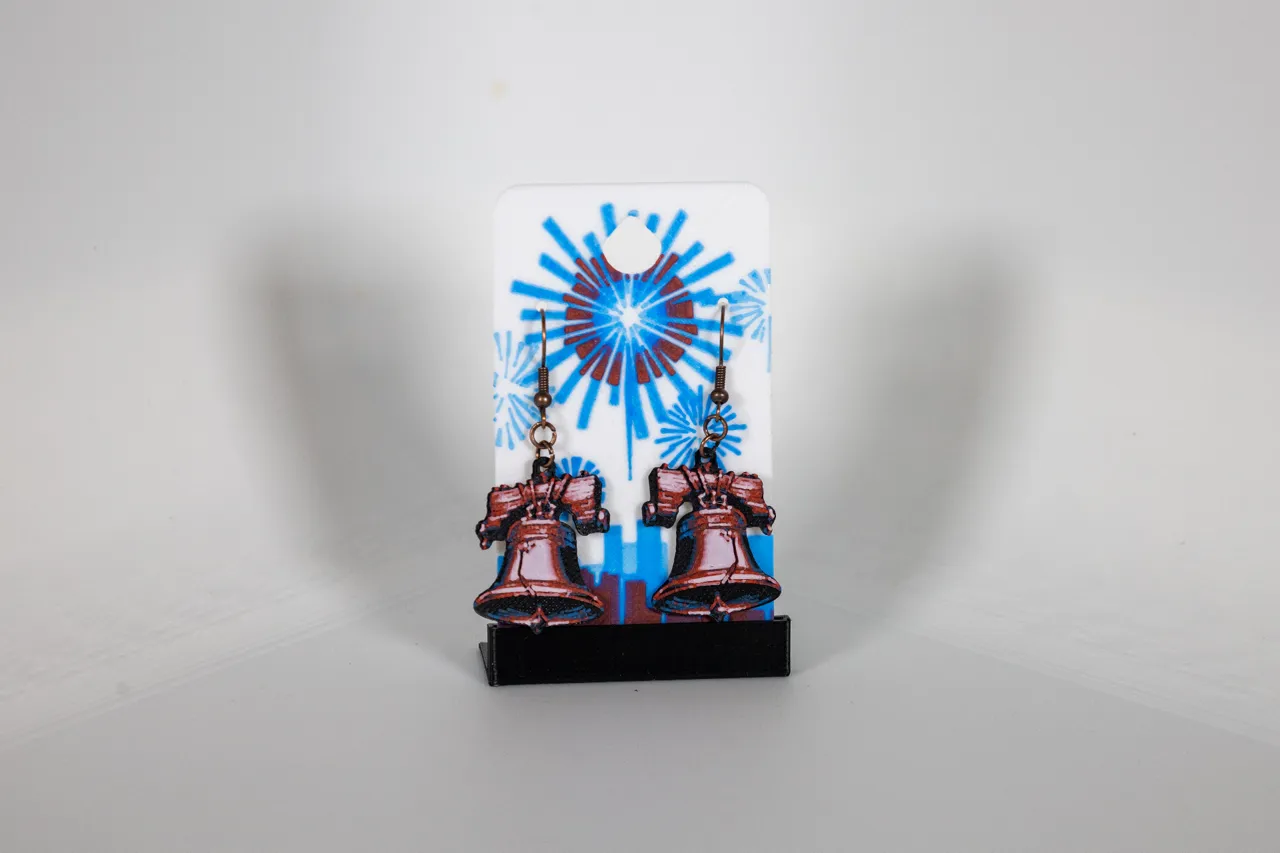 Liberty Bell - Independence Day Earrings view 3