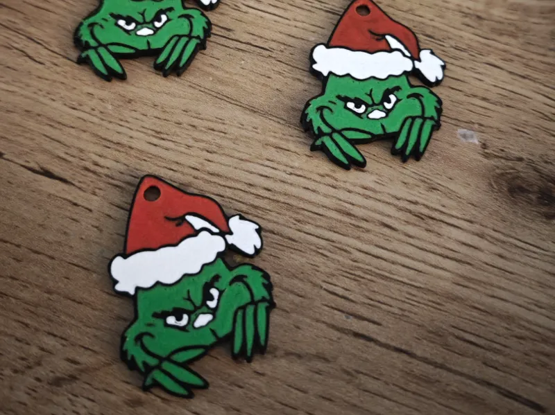 grinch keychain