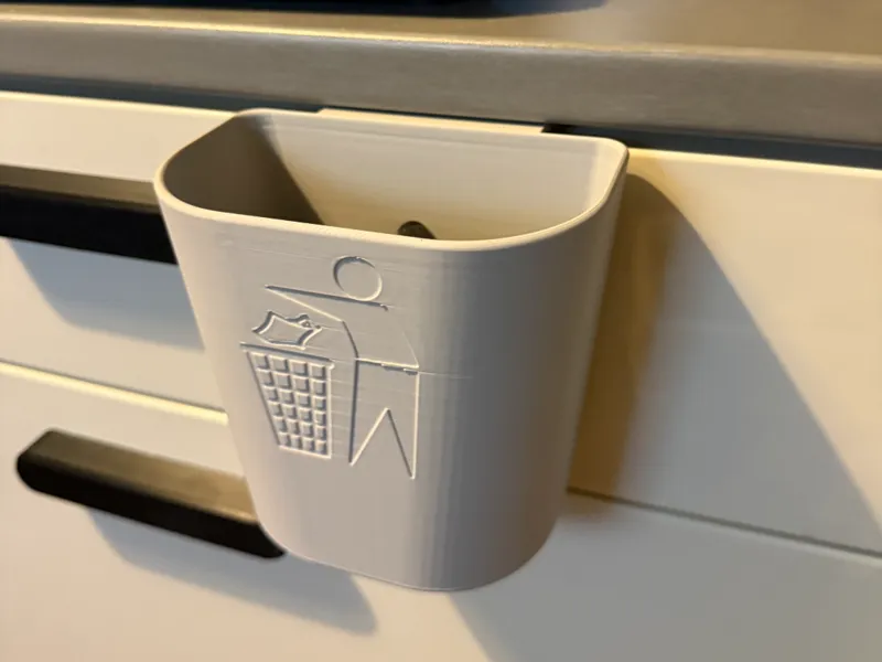Mülleimer für Druckabfälle, Küchenschublad