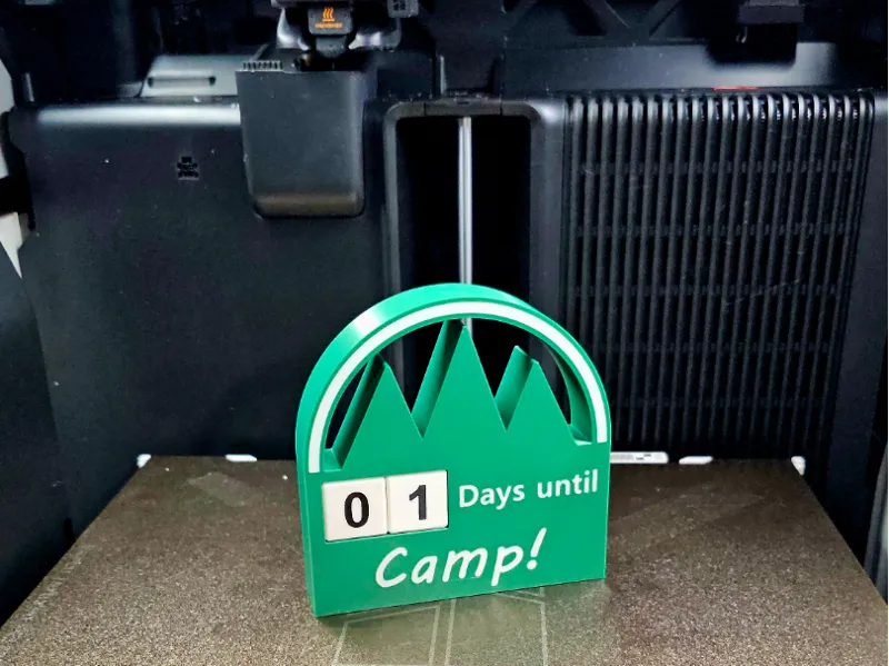 Camp Countdown Calendar