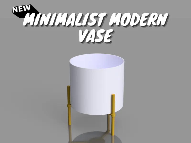 Modern decorative vase for plants