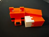 Renard endormi Minecraft — photo 6