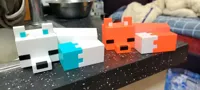 Renard endormi Minecraft — photo 4