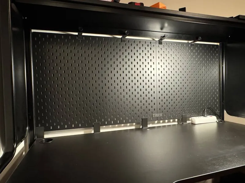 IKEA Skadis Fredde desk mount
