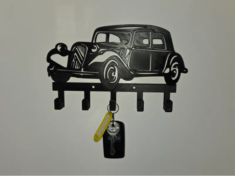 Porte clés mural Citroen Traction