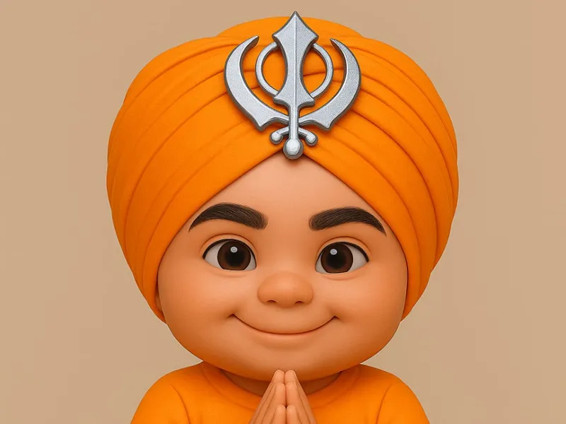 PUNJABI SIKH BOY SMILING