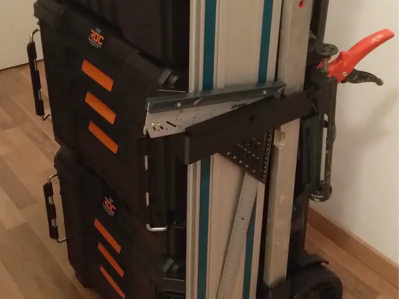 Ridgid Pro Gear side mount for Saw Track/Level/etc