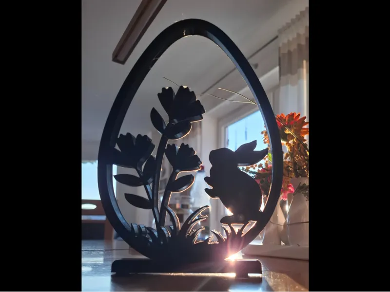 Cute Easter Bunny Egg Decor