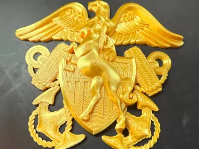 Limted Duty Officer US Navy emblem