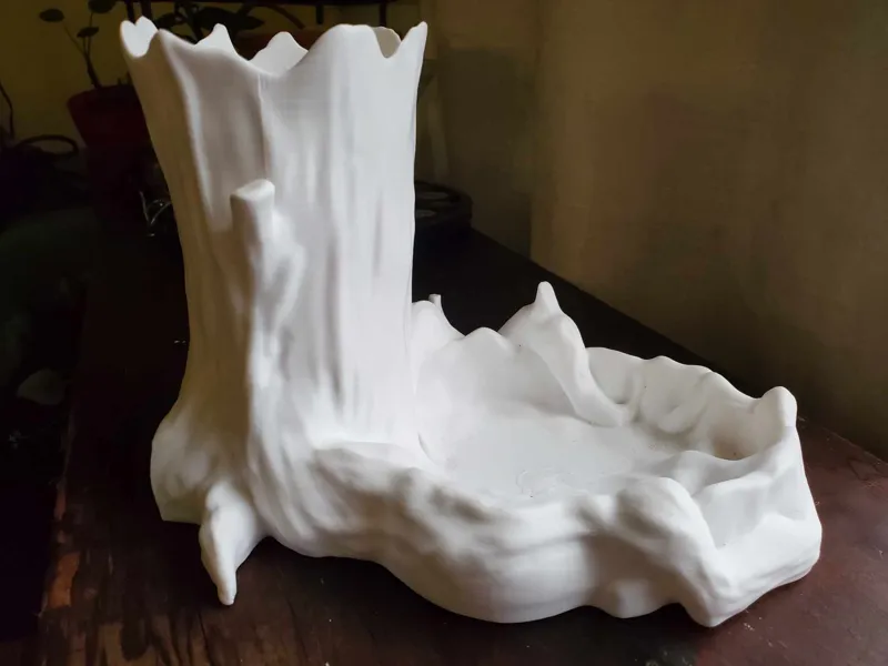 Tree Stump Planter - Water Bowl