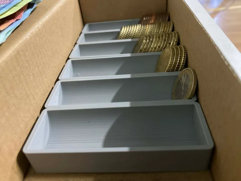 All Eur Coin Trays 2€ to 0.01€