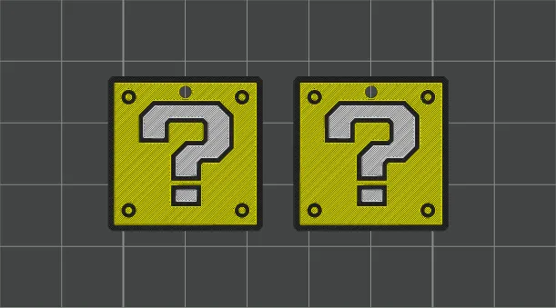 Super Mario Box Earrings view 2