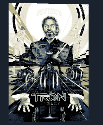 Tron legacy Poster - Free 3D Print Model - MakerWorld