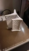 0.28mm layer, 2 walls, 6% infill - with brim