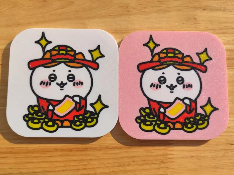 自嘲熊 财八爷杯垫