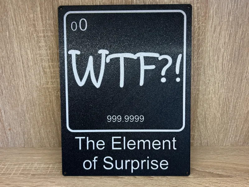WTF?! Element of Surprise/der Überraschung (AMS)