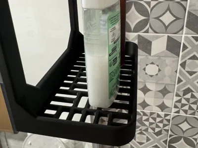 Shower caddy for soaps and bottles