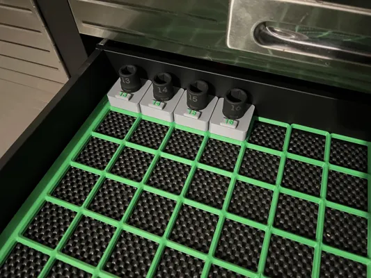 Gridfinity Universal Socket Tray- Standing upright by snjames316 ...