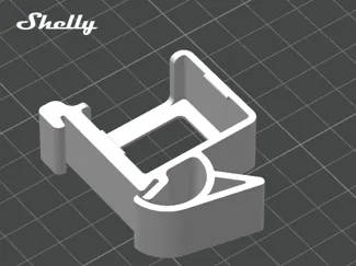 DIN Rail Mount for Shelly Mini Gen 3, Gen 4 & Plus