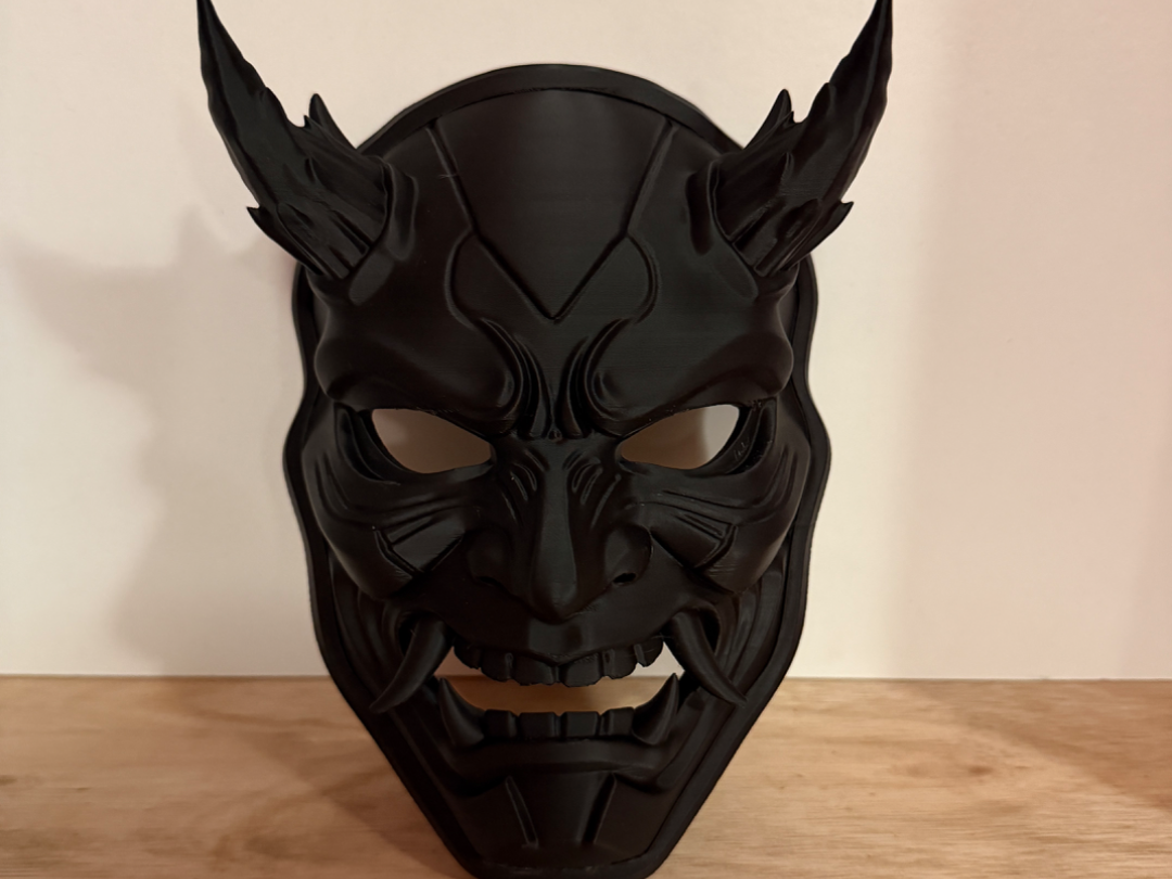 Full face Demon Oni Mask (wearable)