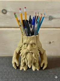 Gardien de la forêt ancienne : jardinière et organiseur de bureau — photo 3