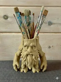 Gardien de la forêt ancienne : jardinière et organiseur de bureau — photo 4