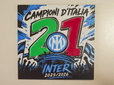 Inter Scudetto commemorative plaque 2025-2026