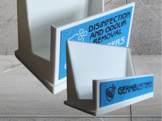Business Card And Brochure Stand Set