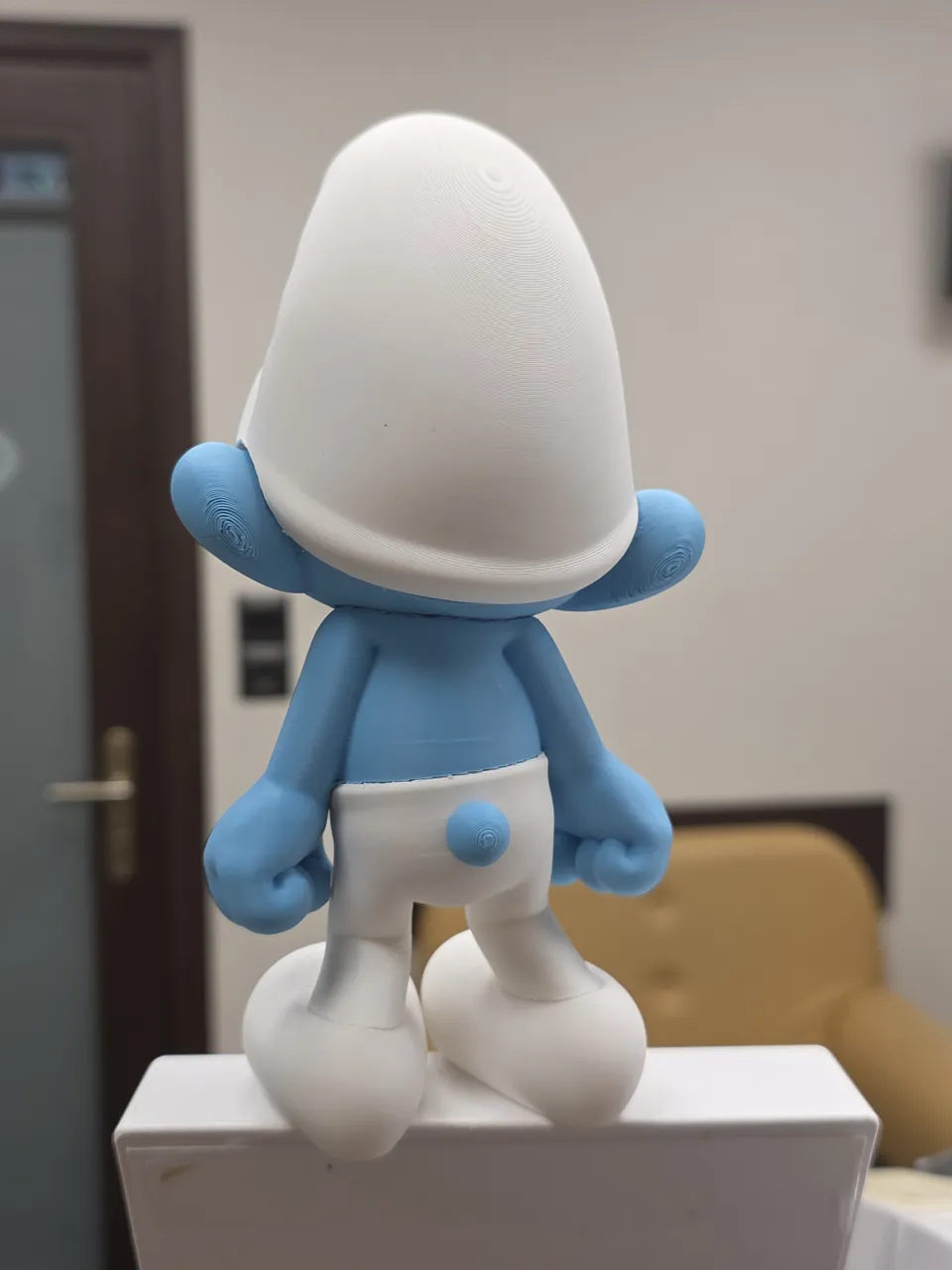Grouchy Smurf - No AMS - Easy assembly view 4