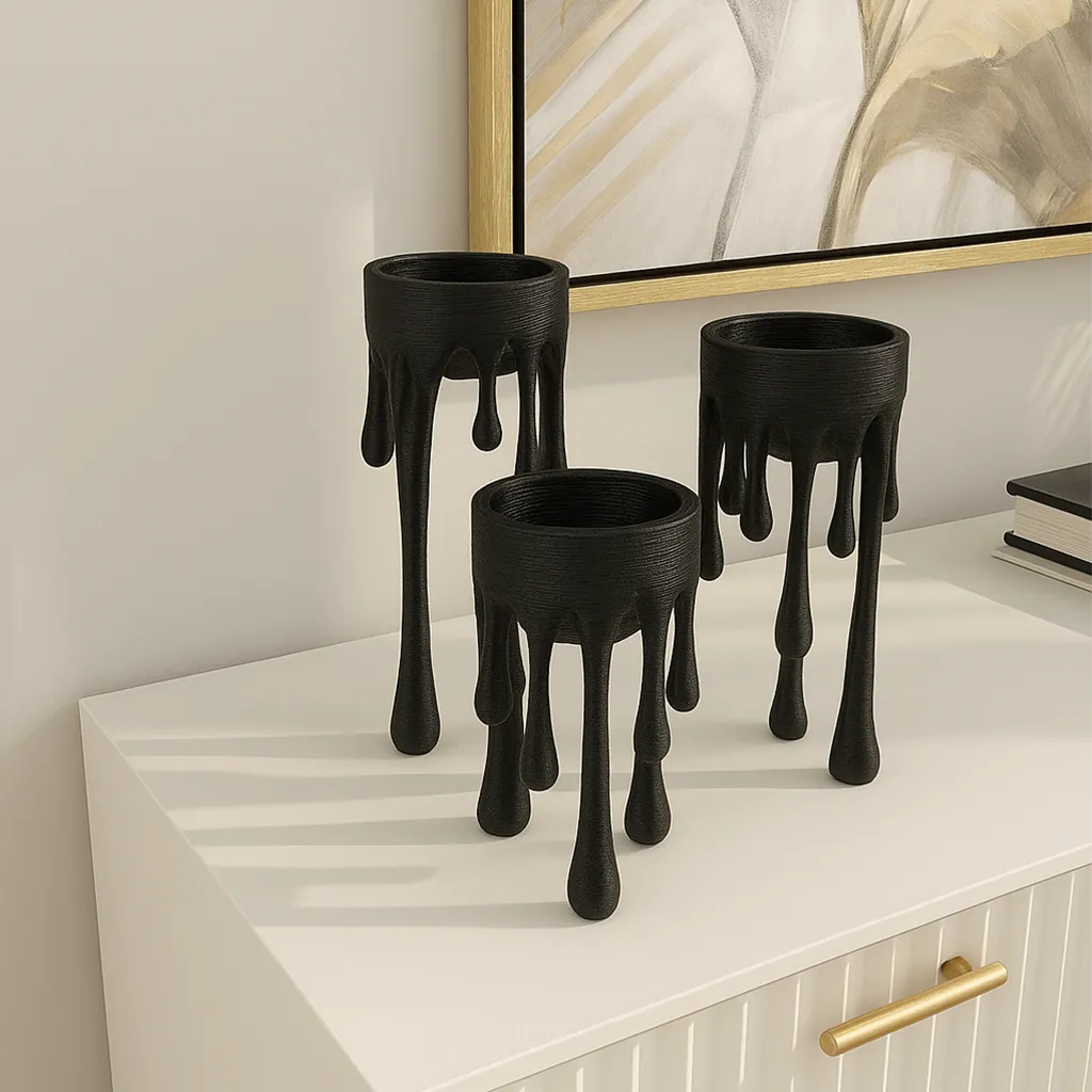 Modern Tabletop Candlestick view 4