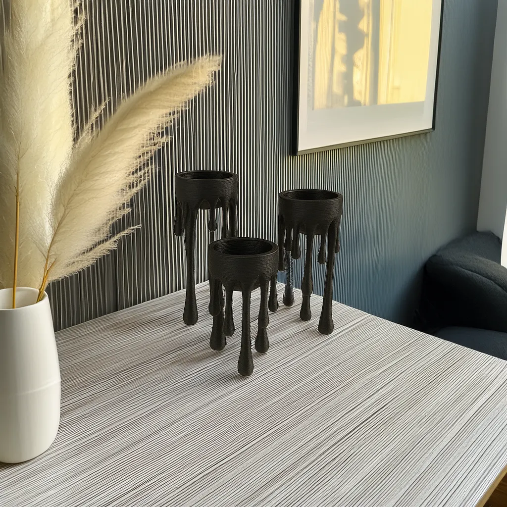 Modern Tabletop Candlestick view 2