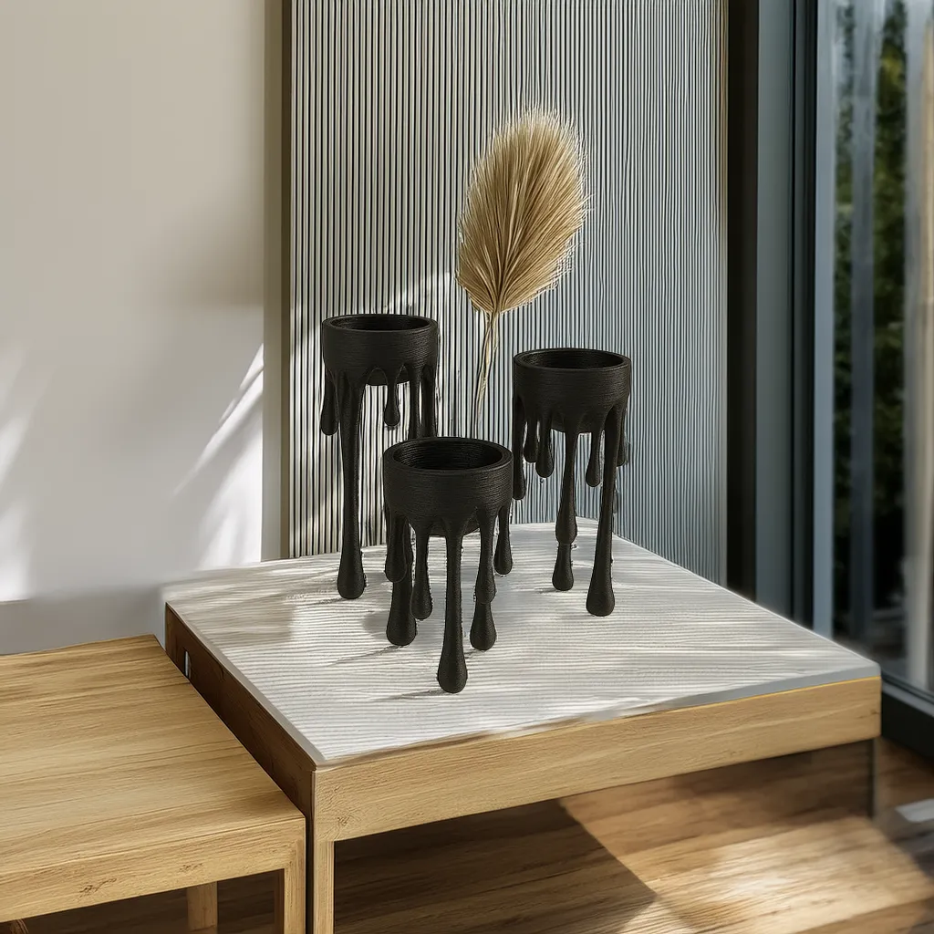 Modern Tabletop Candlestick view 3