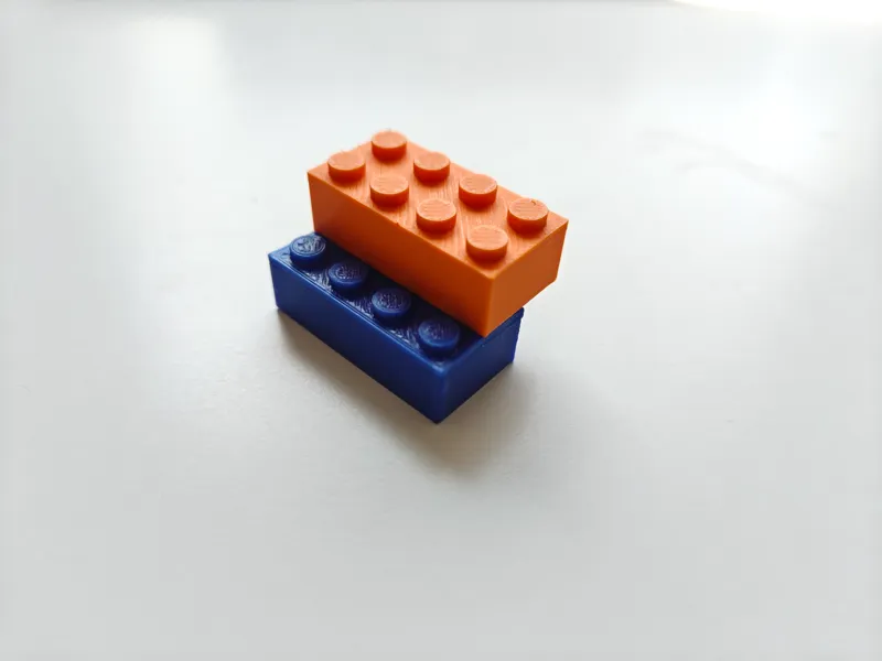 legolike Brick / block v2 8 pins