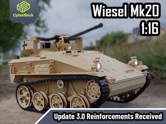 CyberBrick Wiesel Mk20 & 1A4 Waffenträger