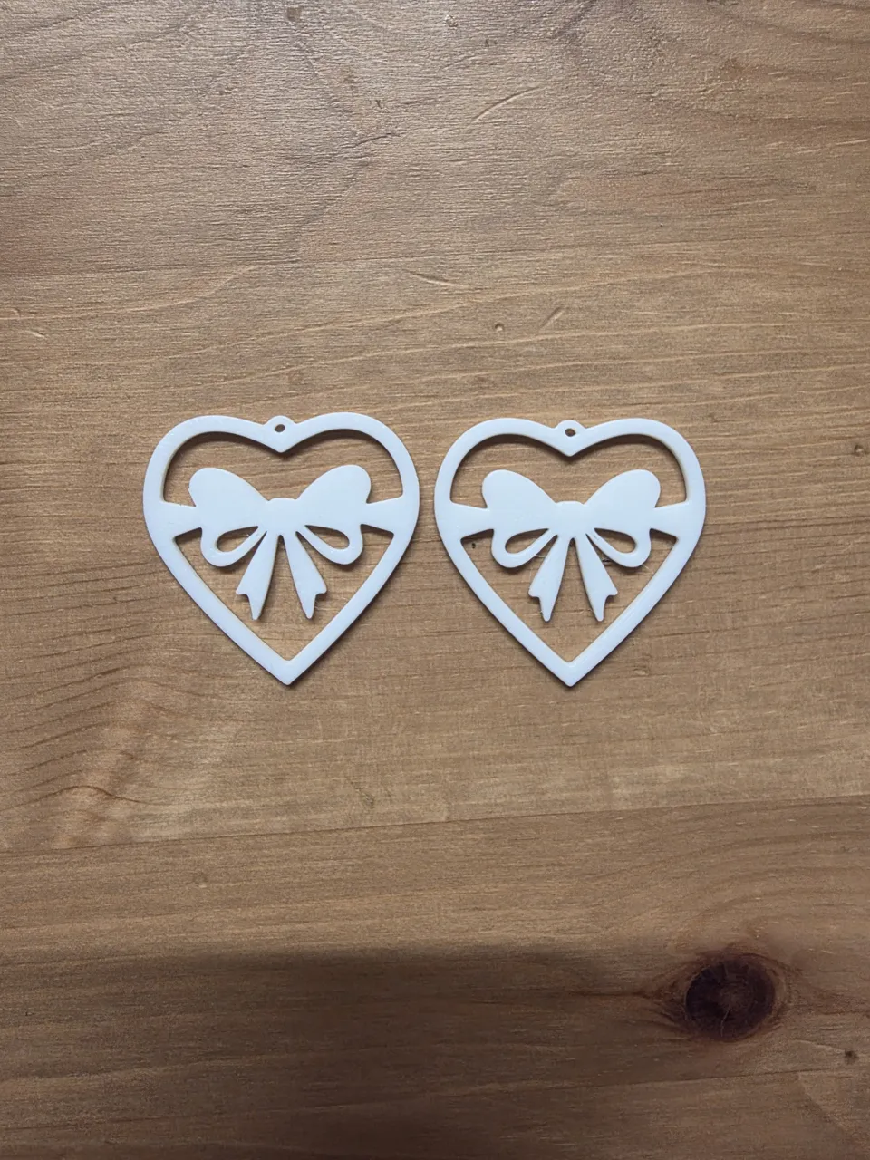 Heart Bow Earrings view 2