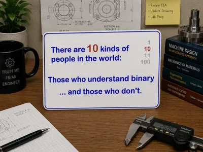 10 Kinds of People - Funny Engineering Plaque