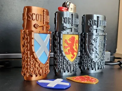BIC LIGHTER SLEEVE SCOTLAND FOREVER