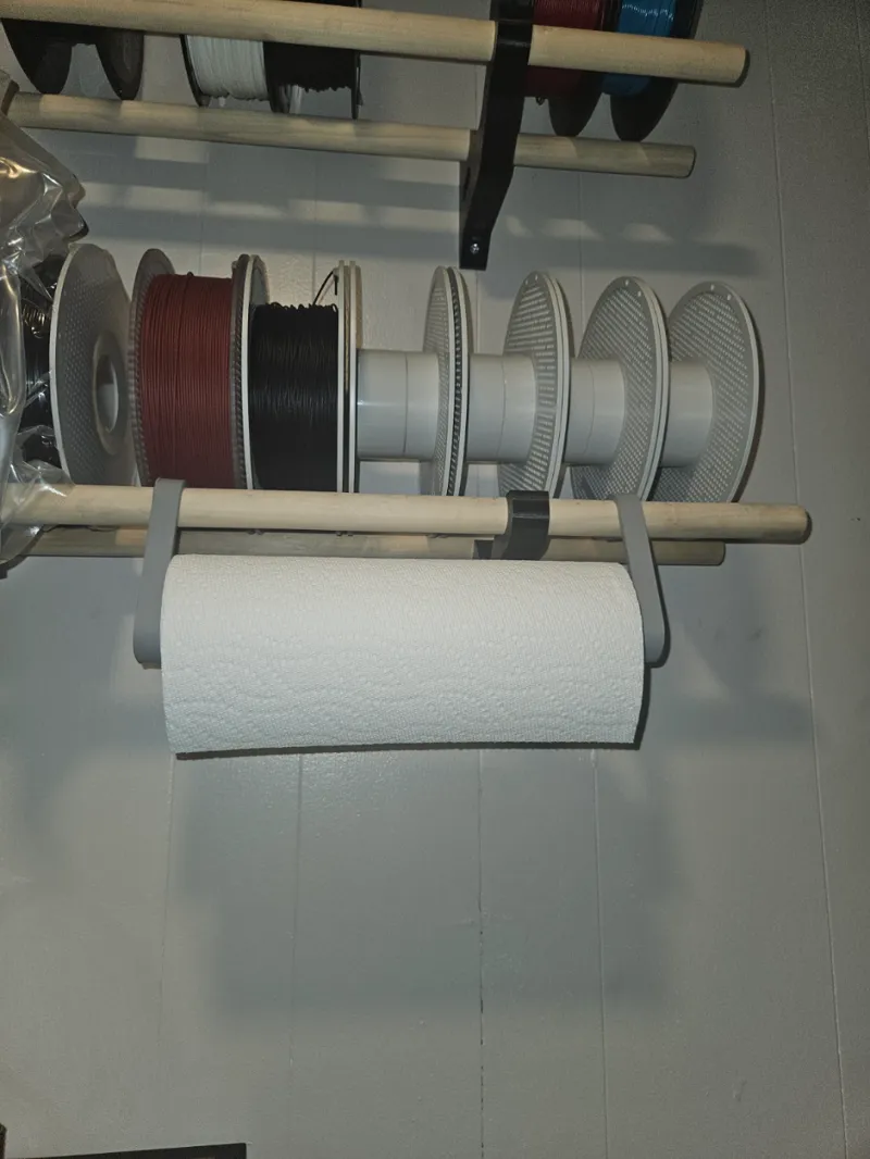 Paper Towel Holder for 1 inch Filament Rack