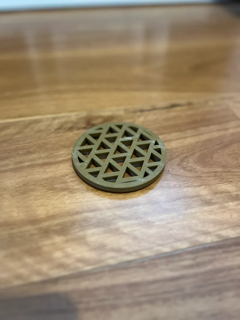 Triangular Geometry Drink Coaster