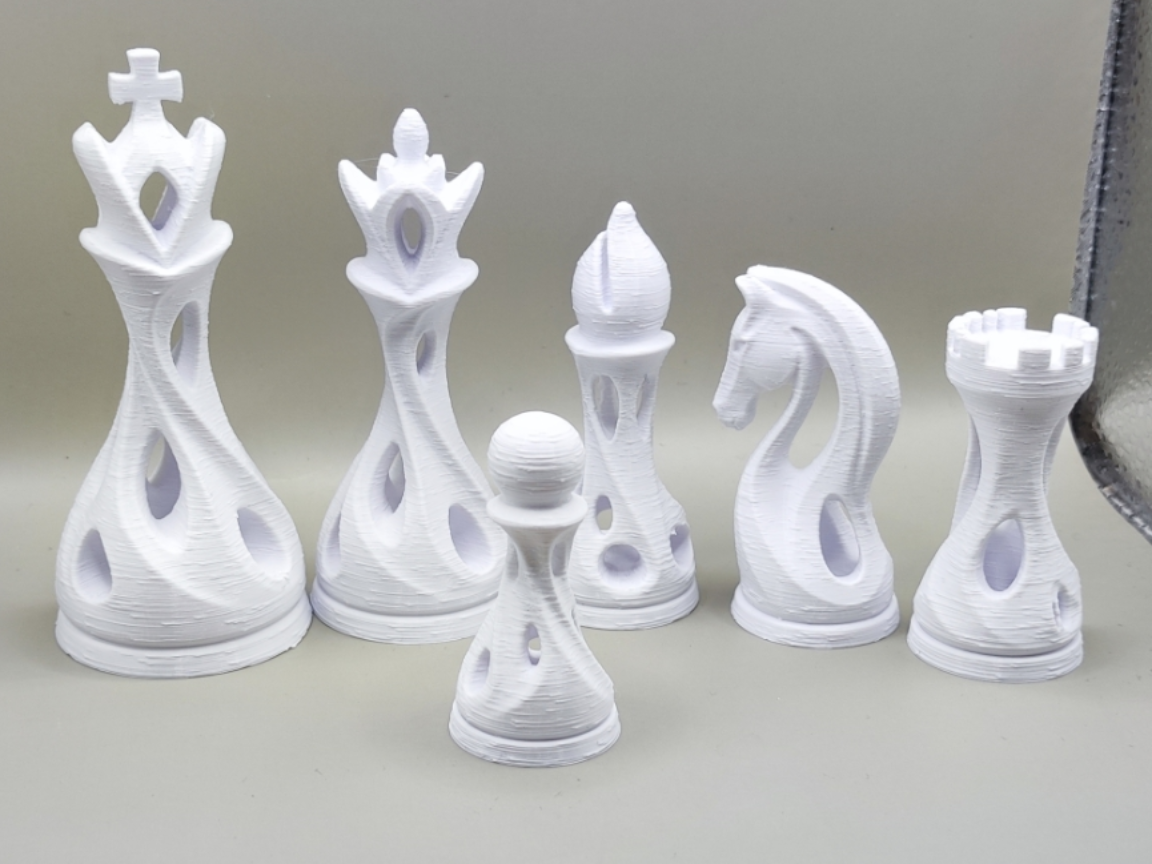 Fluid Form Chess Set