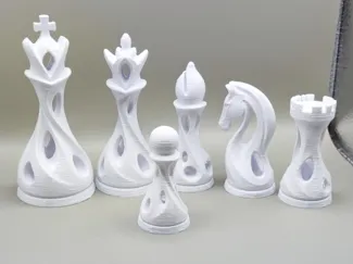 Fluid Form Chess Set