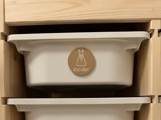 IKEA TROFAST Beschriftung Kinderzimmer - Kleider