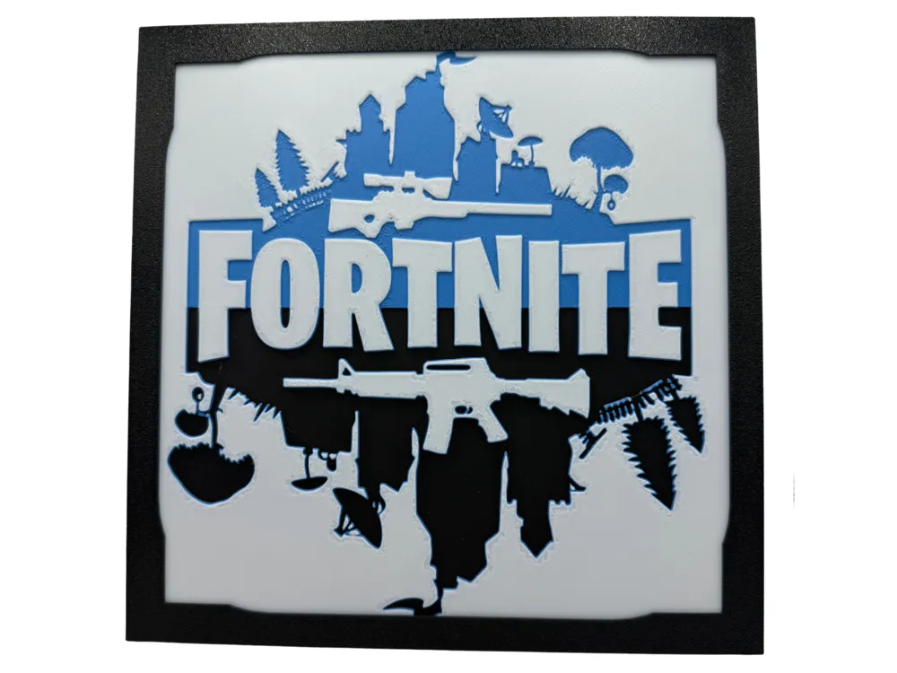 Fortnite Logo - Hueforge