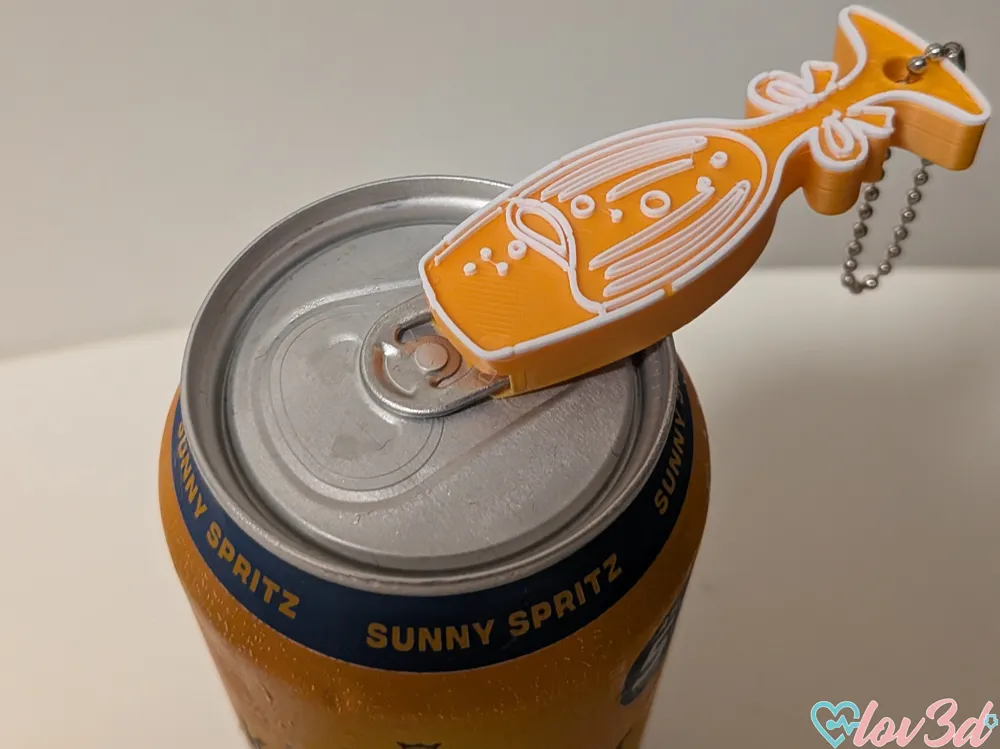 Spritz Cocktail Can Tab Opener - Free 3D Print Model - MakerWorld