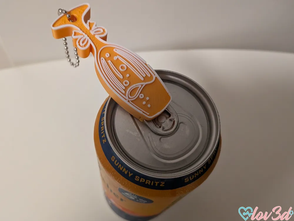 Spritz Cocktail Can Tab Opener - Free 3D Print Model - MakerWorld