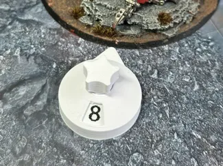 Print in place wargaming wound tracker (1-10)