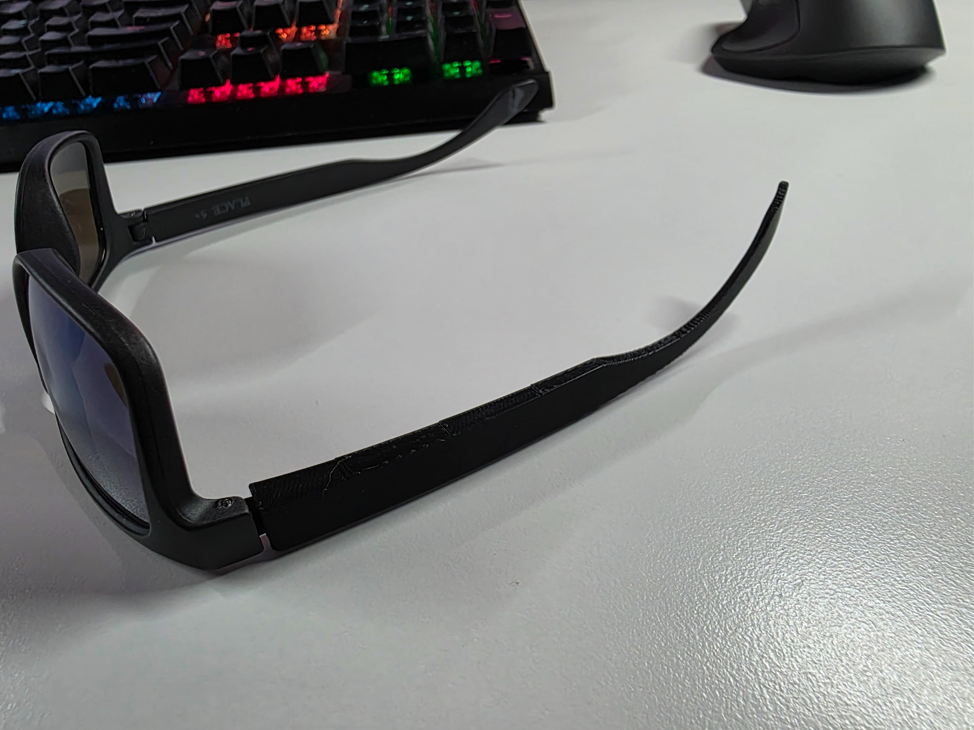 Children glasses replacement arm / temple