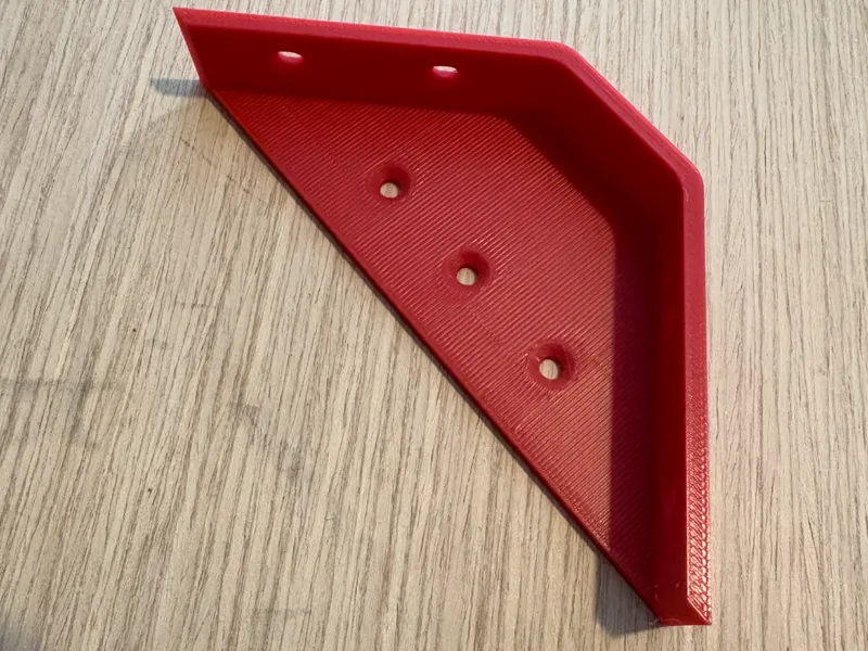Cabinet wall mount corner bracket
