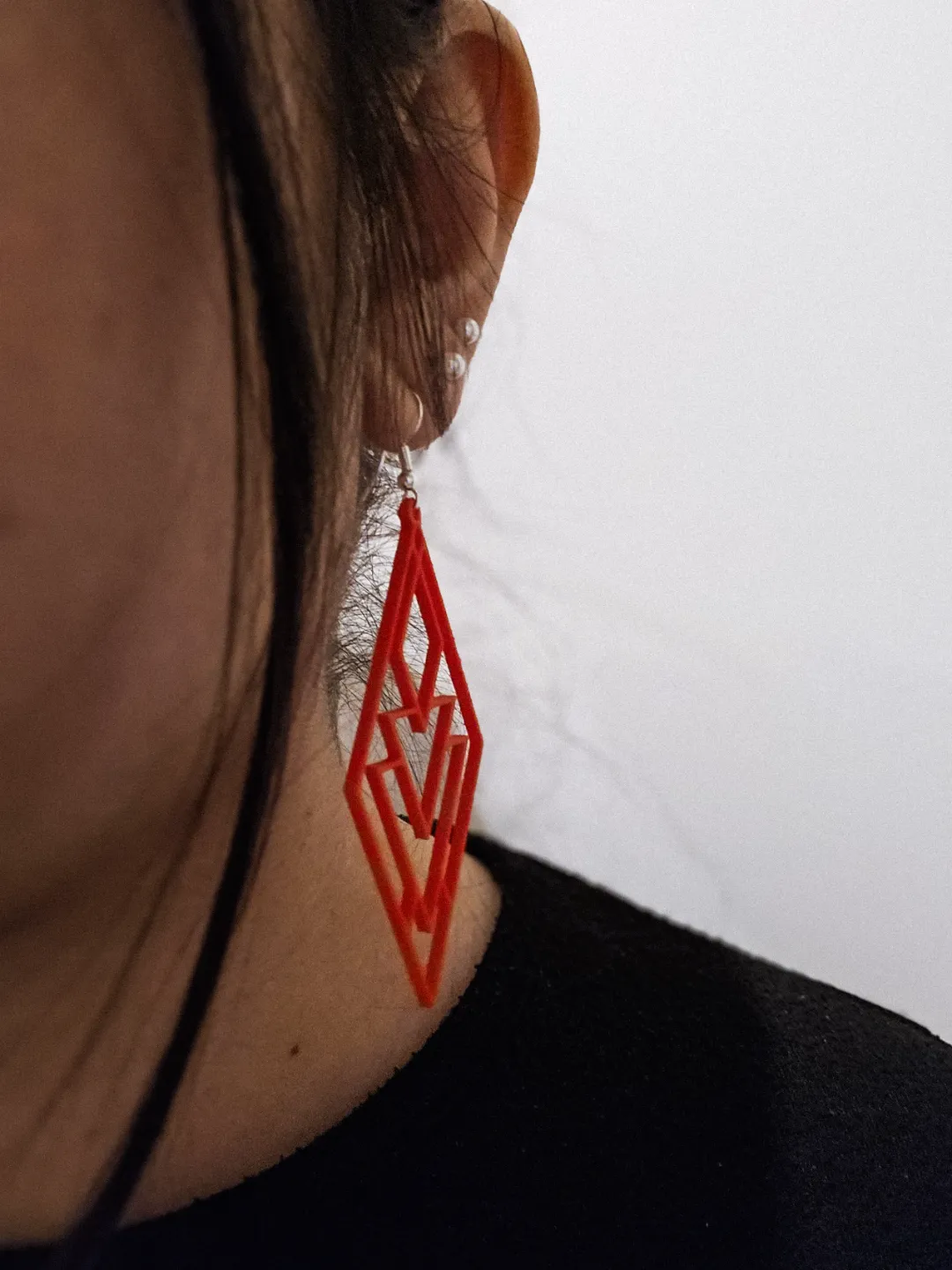 Abstract Polygonal Earrings [10 Minutes] view 2